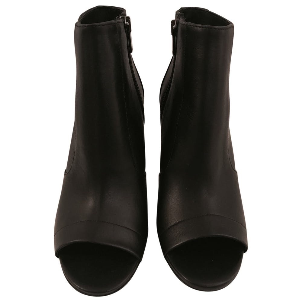 Vince Fionn Open Toe Leather Bootie